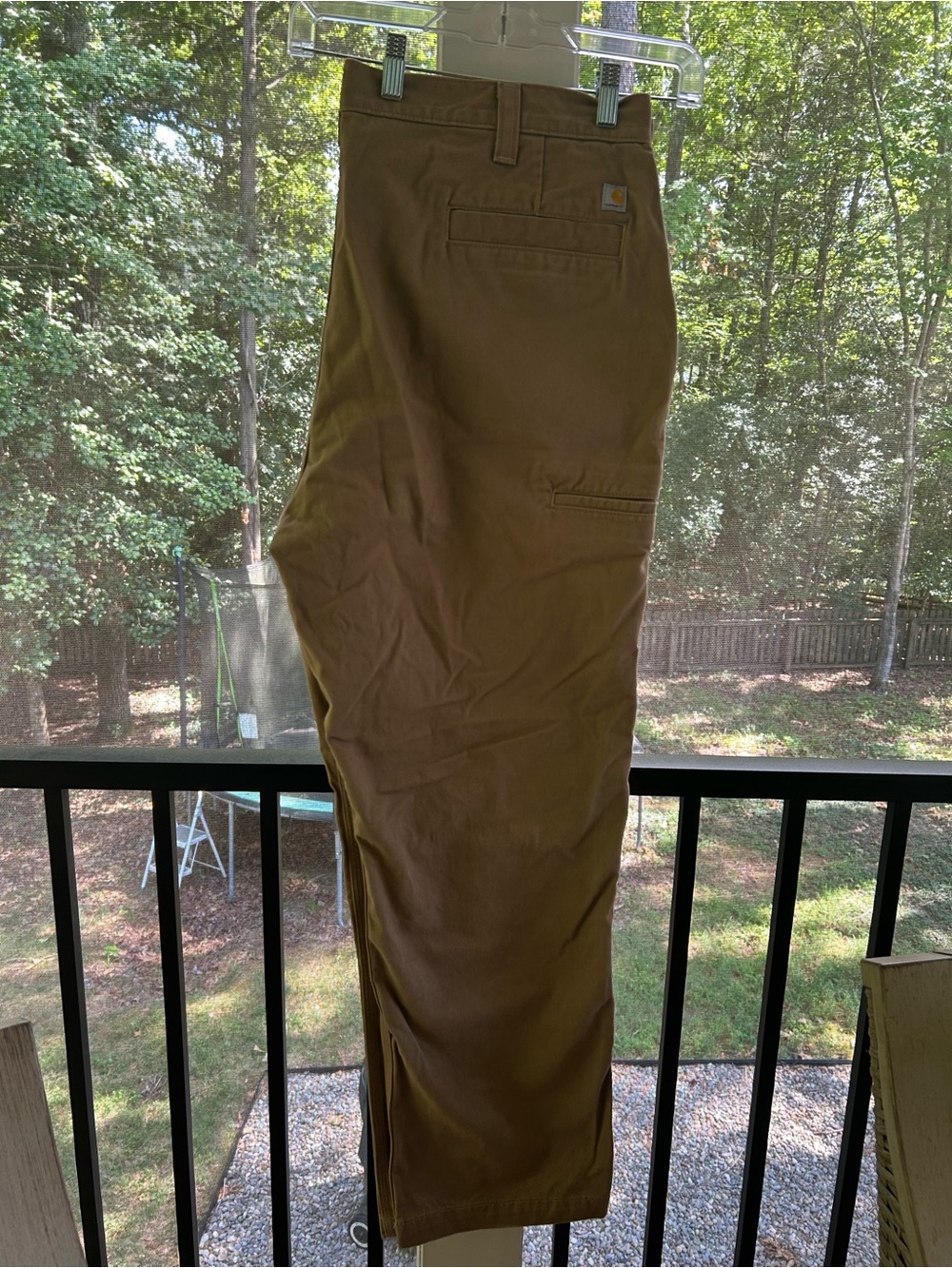 Carhartt Men's Brown Work Pants | Relaxed fit